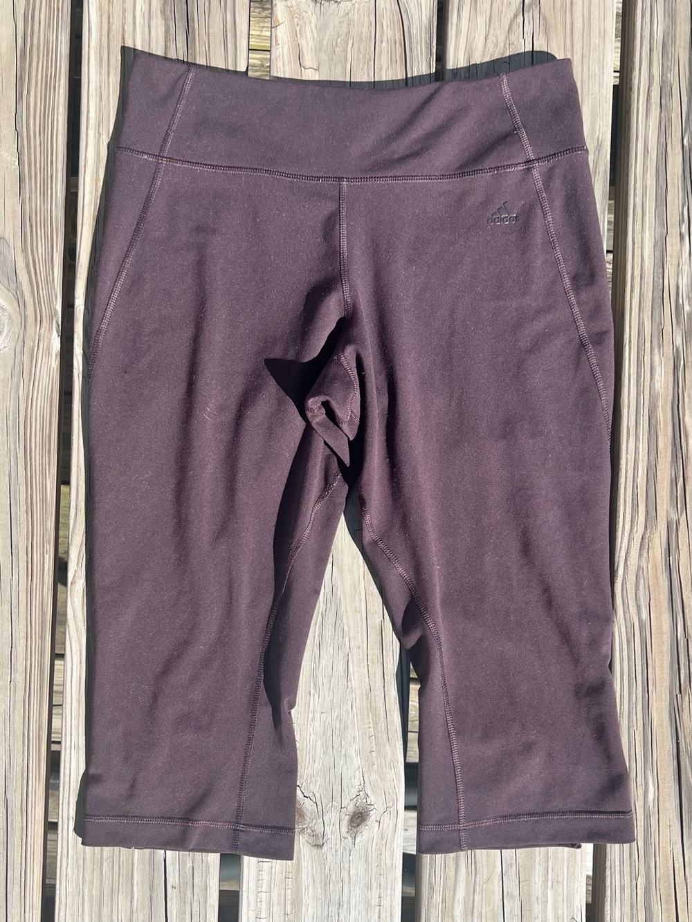 •Adidas Puce Athletic Capris! EUC!